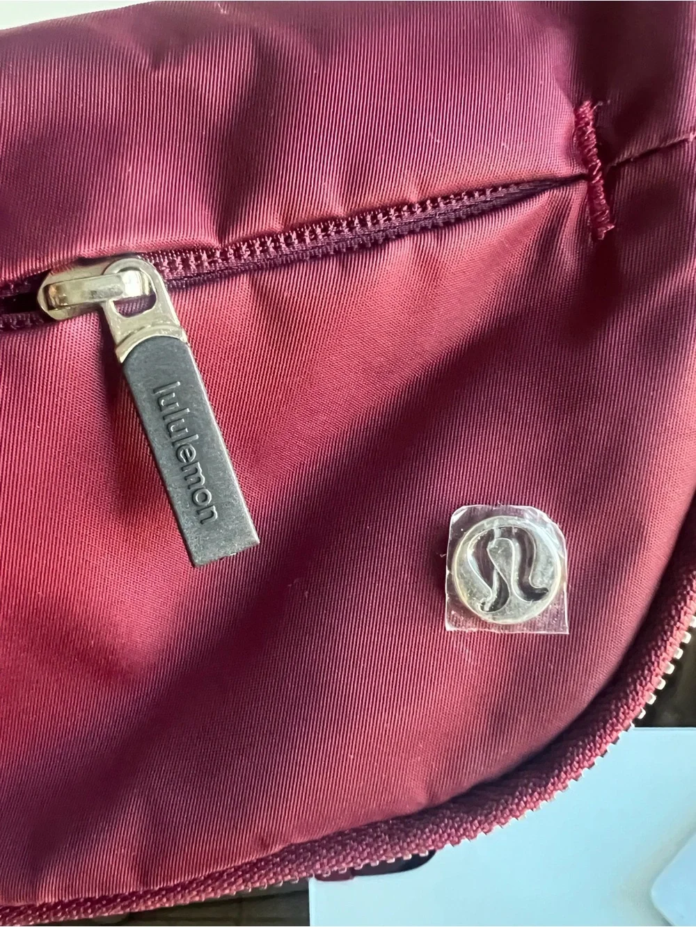 lululemon athl Burgundy Crossbody Bag